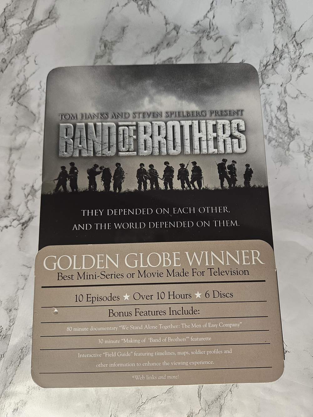 Band of Brothers 10-PART HBO SERIES, 6-DISC COLLECTORS TIN BOX DVD SET